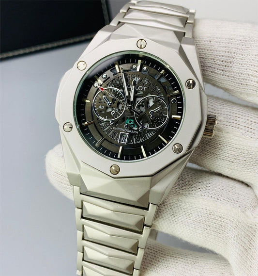 Hublot Diamond Cut Skeleton Watch