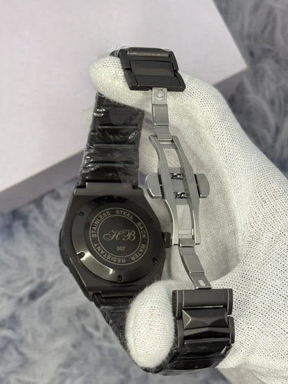 Hublot  Diamond Cut Skeleton Grey