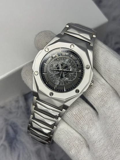 Hublot  Diamond Cut Skeleton Watch