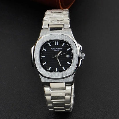 Patek Philliphe Geneve Silver Black
