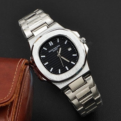 Patek Philliphe Geneve Silver Black