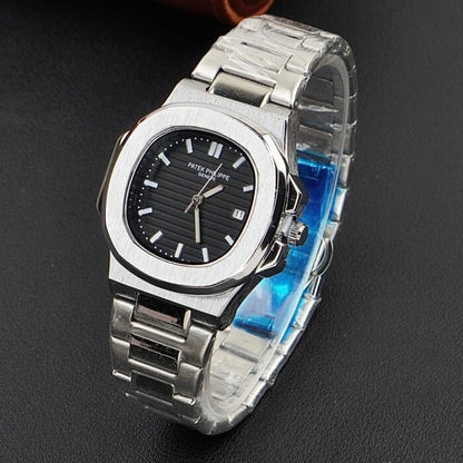 Patek Philliphe Geneve Silver Black