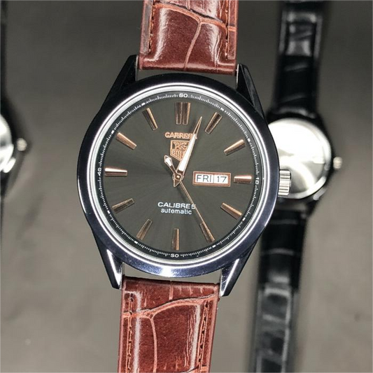 Carrera Calibre 5 Brown Strap