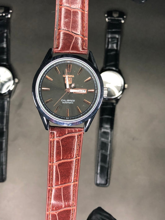 Carrera Calibre 5 Brown Strap