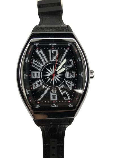 Franck Muller in Silver Black Dial