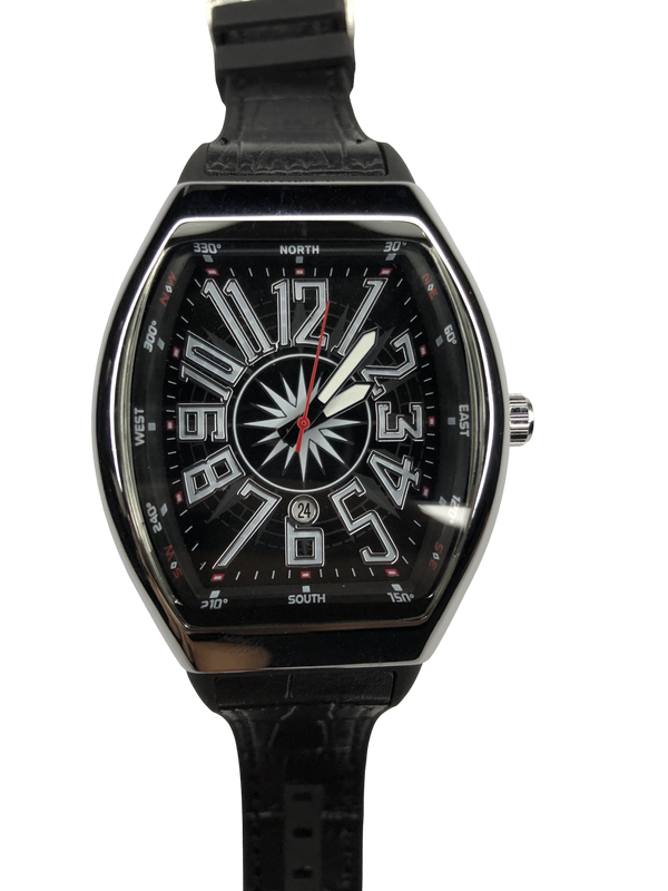 Franck Muller in Silver Black Dial