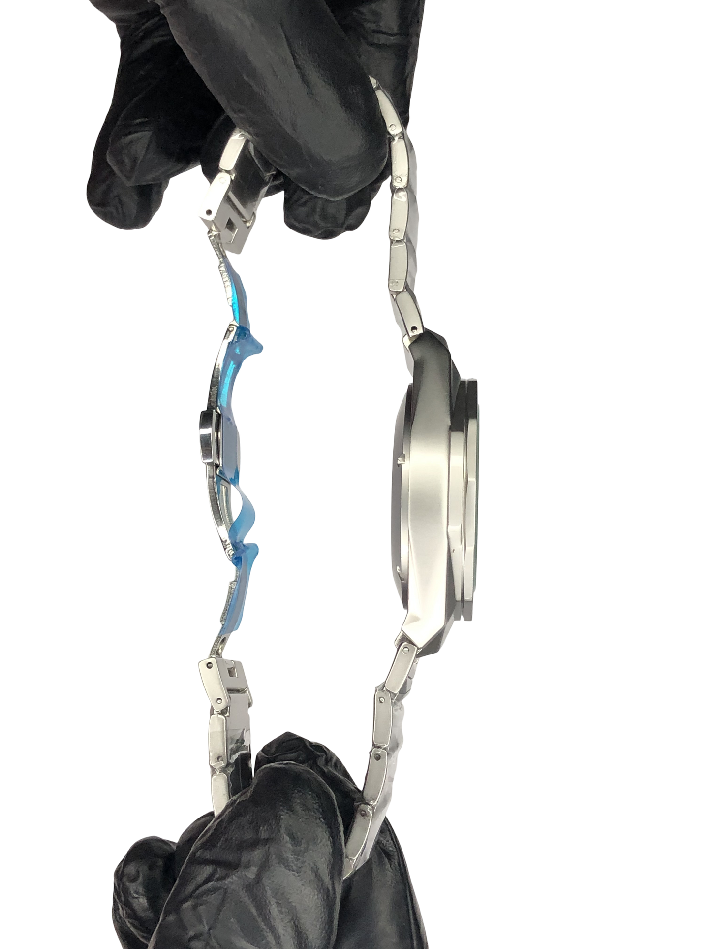 Hublot Diamond Cut Skeleton Silver