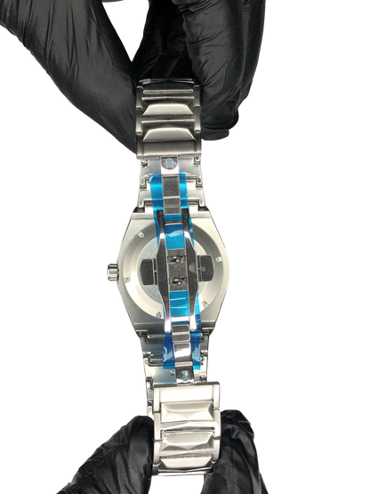 Hublot Diamond Cut Skeleton Silver