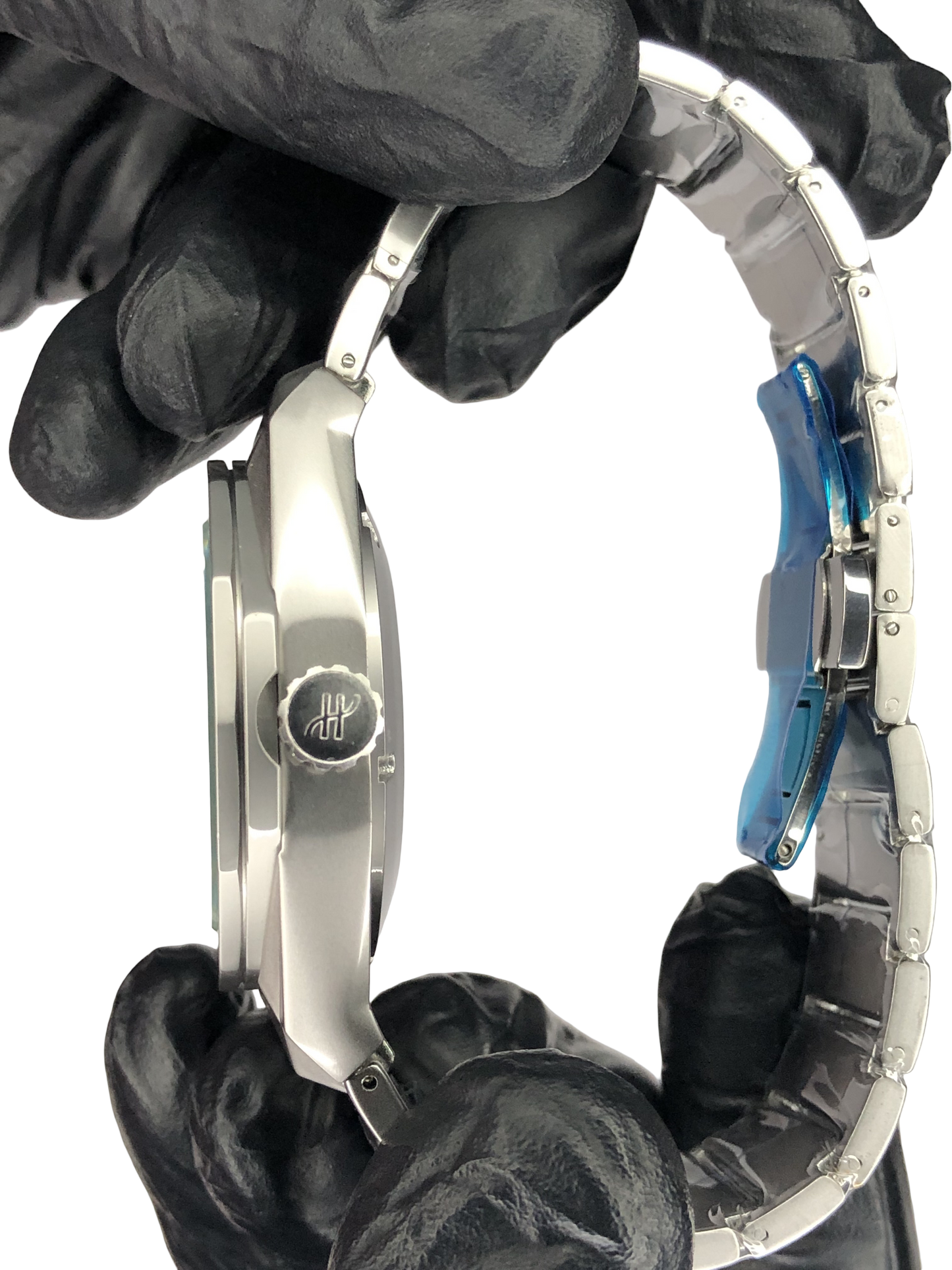 Hublot Diamond Cut Skeleton Silver