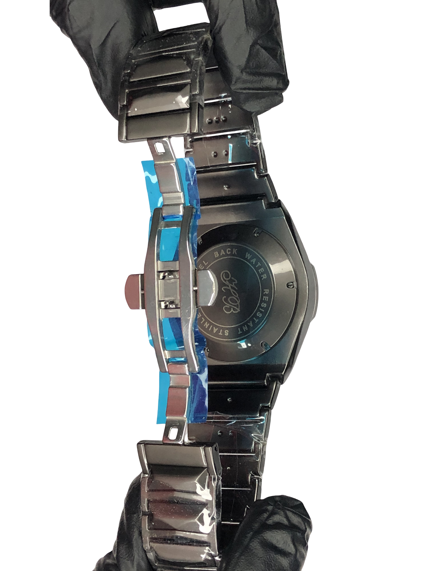 Hublot Diamond Cut Skeleton Dark Grey