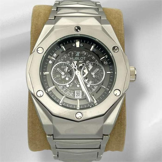 Hublot  Diamond Cut Skeleton Watch